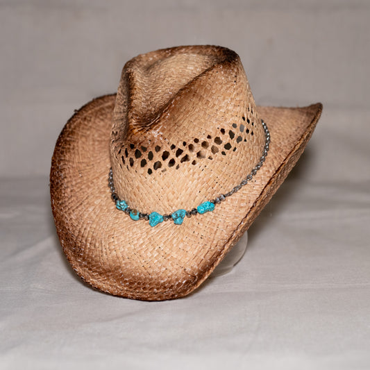 Turquoise Straw